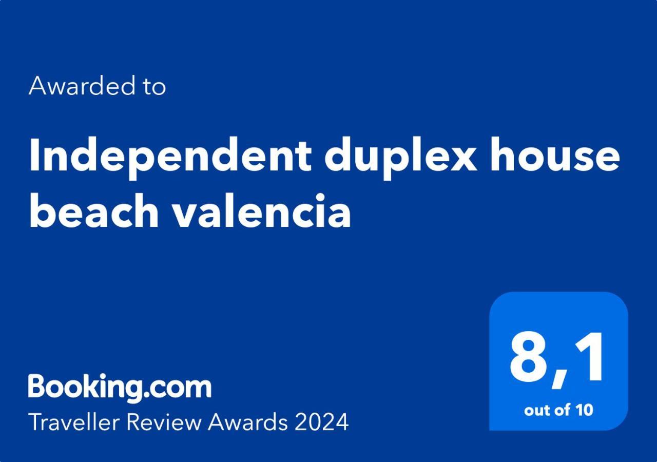 Appartamento Independent Duplex House Beach Valenza Esterno foto
